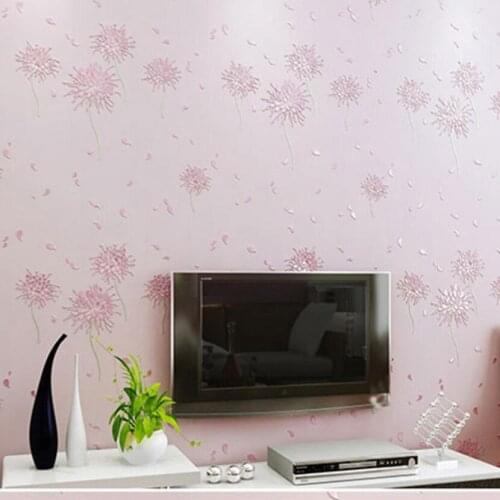 Pastoral 3d Dandelion Wallpaper Living Room Bedroom tv Backdrop Flower Wallpapers Roll Murals Home Decor Floral Wall Paper EZ173