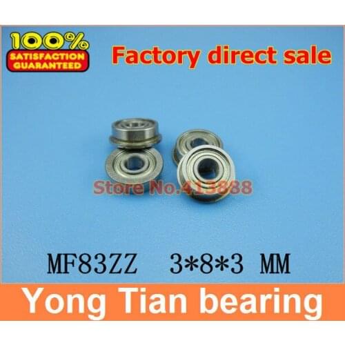 1pcs High Quality SUS440C environmental corrosion resistant flanged stainless steel bearings SMF83ZZ 3*8*9.2*3*0.6 mm