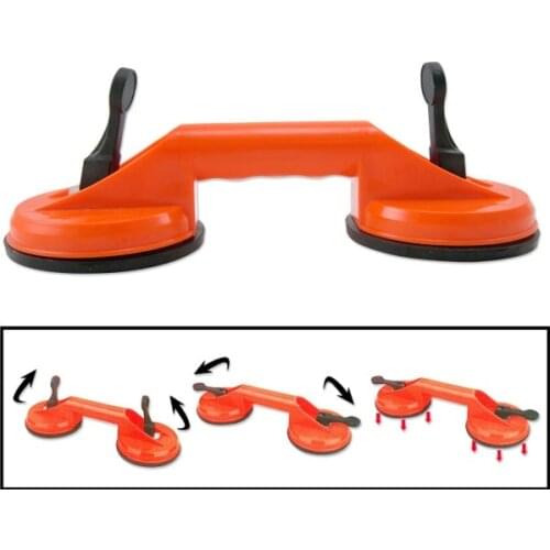 Double Suction Cup Dent Puller Glass Handle Repair Tool for PC / Laptop / iMac / LCD TV, Diameter: 11.5cm