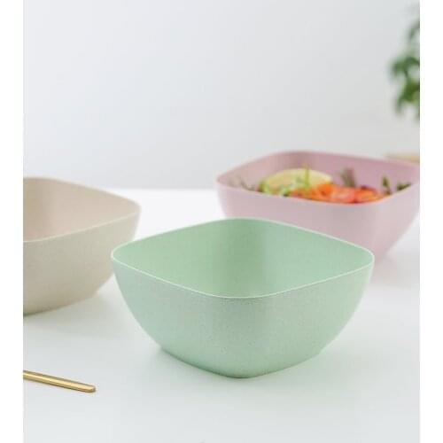 Wheat stalk salad bowl Creative cute childrens bowl tableware Dessert bowl Large household rice bowl to eat noodle soup bowl