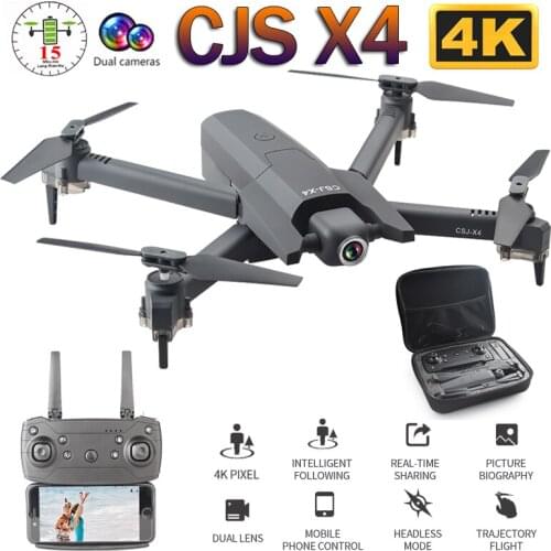 Foldable Profissional Drone with 4K HD Camera WiFi FPV Optical Flow RC Helicopter Quadrocopter fly Toy VS SG106 E520 GD89