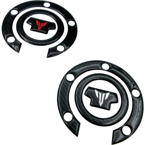 High Quality Motorcycle New 3D Logo Decal Carbon Fiber Fuel Tank Cover Cap Stickers For Yamaha R1 R6 FZ6R FZ1S FAZER FZ6 FZ8 XJ6