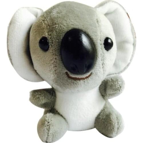 10cm Cute Mini Koala Plush Toy Fluffy Stuffed Animal Doll Key Chain Pendant Jewelry Bag Accessories