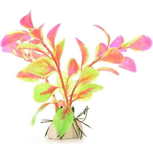 1PCS Aquarium Decorations Multicolor Artificial Plants Fish Tank Grass flower Ornament Decor Landscape