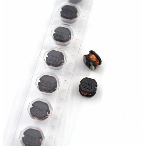 10PCS/LOT 22uH 22UH 220 SMD Power Inductor CD75 Inductors 7.8*7*5mm SMD Inductance