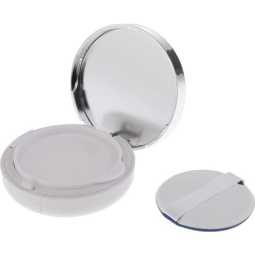 15g Empty Powder Box BB / CC Creme Liquid Foundation Container, Gold And