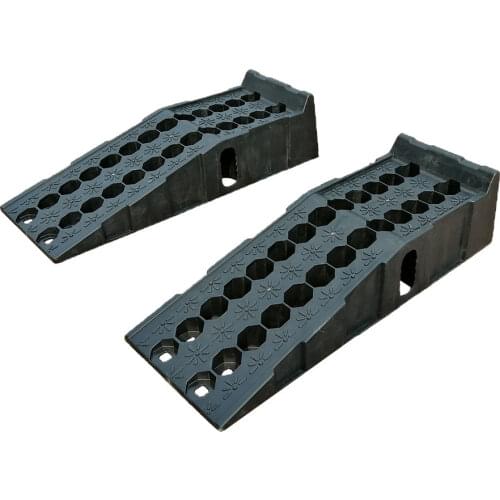 Upgraded Black 16000lb Long Antiskid Working Ramps Portable Automotive Ramps Repair Maintenance Jack Lift Tools Accesories