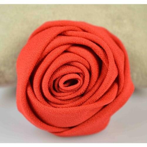 20pcs/lot ) Silks and Satins Rose Handmade Cloth Flowers For Hair Ornaments Decoration Jewelry DIY Accessory XZ33