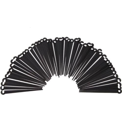 50X Hook Drip Irrigation Tube Pipe Support Bracket Holders for 4/7 Drip Irrigation Water Hose Drip Irrigation Accessories