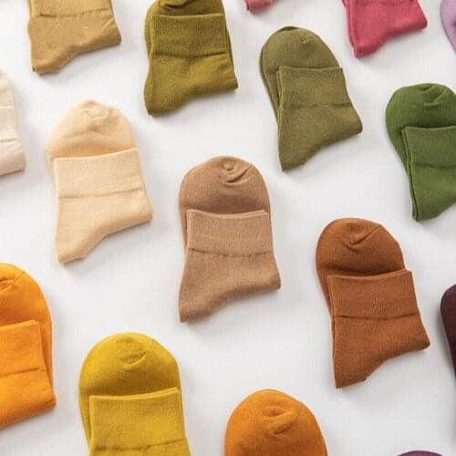 More Girls Sport Socks Cycling Summer Winter Socks Students 46 Colors Plain Running Crew Sock 20pairs Woman Cotton Ankle Socks