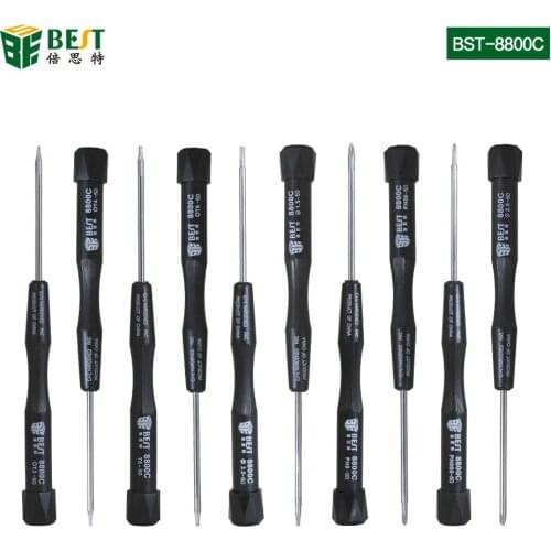BST-8800C Hand Tools Screwdriver for iPhone 7 Opening Repair Tools Kit Precision Screwdrivers Set 10 in 1 Multitool Screwdriver