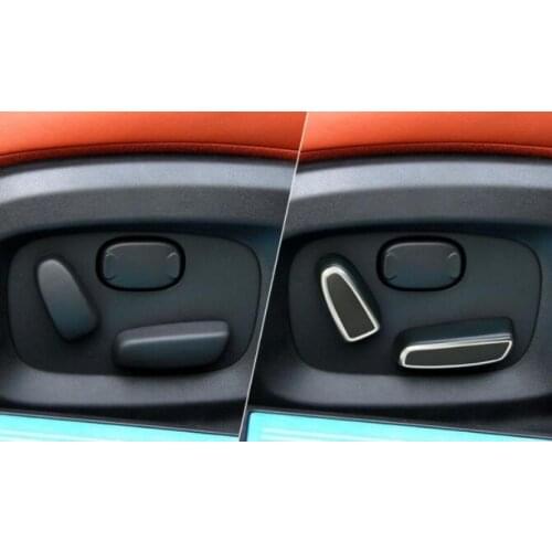Car Seat Adjustment Button Decoration Cover Trim For Jaguar XF 2008 2009 2010 2011 2012 2013 2014 2015 Car Accessories
