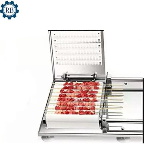 Easy operate Meat string machine kebab wear machine Wear kebab machine