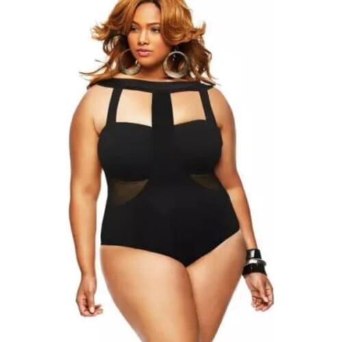 Plus Size Monokini One Piece Swimsuit Women Push Up Sexy Print Swimwear Halter Swimsuits Mujer Bandage Summer Beachwear Oversize