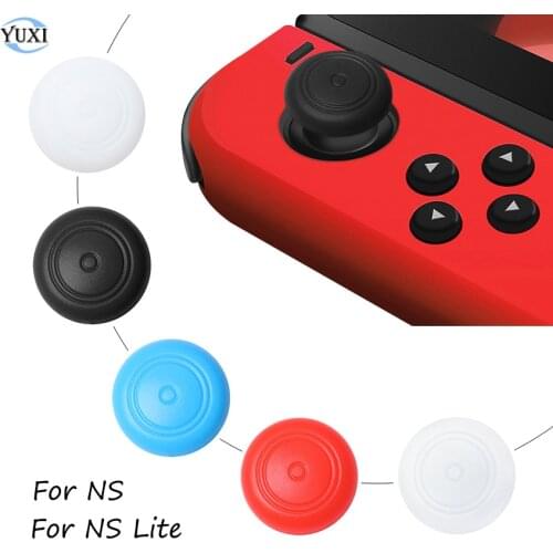 YuXi 2pcs Silicone Thumbstick Caps for Nintend Switch NS Joy Con Controller Joystick Analog Stick Thumb Grips Cover Case