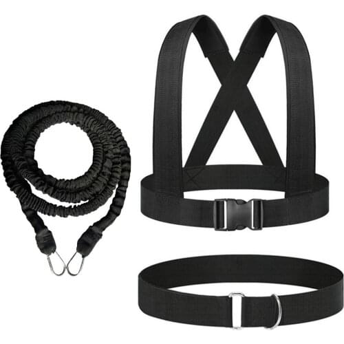 Fitness Double Pull Resistance Rope Set Sport Physical Training Band Rope Speed Strength Training For Boxing Soccer Basketball