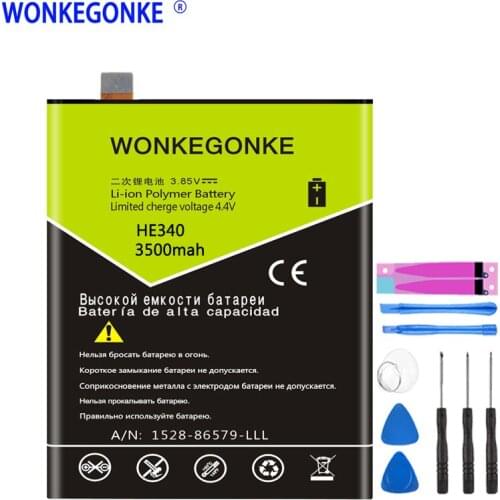 WONKEGONKE HE340 battery for Nokia 7 HE340 Li-ion Polymer Replacement Batteries Bateria