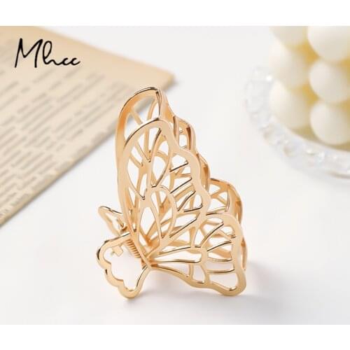 Women Hair Accessories Creativity Butterfly Hair Claw Fashion Hair Accessories For women Solid Color Exquisite Hair Decorations