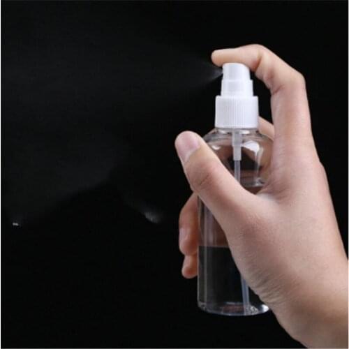 2Pcs 100ml Portable Empty Spray Disinfectant Bottles Atomizer Spray Refillable Bottle Container Eco-friendly