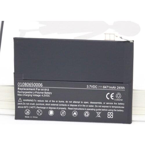 5pcs/lot 100% New Full Capacity 6471mAh a1512 Battery For ipad mini 2 Retina Mini 3 A1489 A1490 A1491 A1599 Battery Batteries