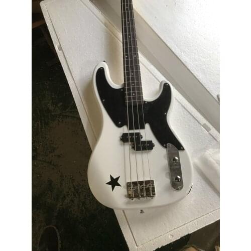 2021 High quality Electric Bass ,TL style-4 strings bass,white color with Mahogany body And maple neck,free shipping