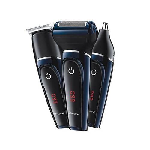 Digital Display New Model 3 in 1 Shaver Hair Beard Ear Nose Trimmer Men Grooming Set Rechargeable Shaving Machine