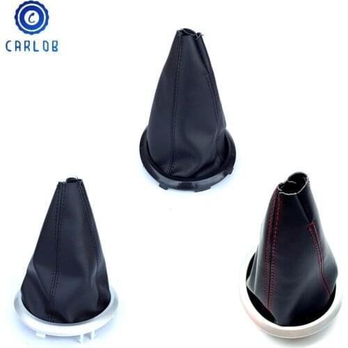 CARLOB PU Leather Car Styling Accessories For Suzuki Swift Mk2 2005-2010 Gear Shift Boot Knob Gaiter Dust Cover Collar Case