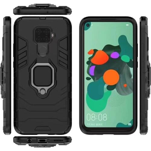 2 in 1 Hybrid Armor Phone Case For Huawei Mate 30 Lite Cases Magnetic Ring Holder Stand Cover For Huawei Nova 5i Pro Back Cover
