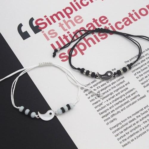 JAVRICK White Bracelets