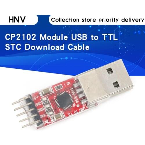 1pcs CP2102 module USB to TTL serial UART STC download cable PL2303 Super Brush line upgrade
