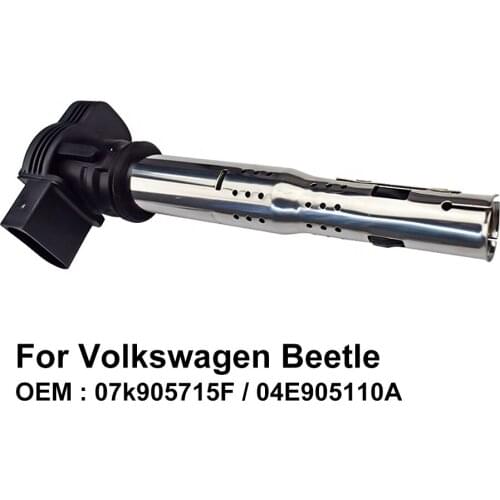 COWTOTAL Ignition Coil for Volkswagen Beetle Engine Code BPR/BPS CYV CZD 2.5L 1.4T 1.2T OEM 07k905715F/04E905110A ( Pack of 4 )