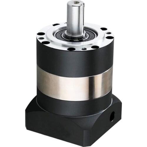 3~100:1 Ratio Round 80mm Output Flange Motor Gearbox Planetary Reducer 19mm Input 7 Arcmin for 400w 600w 730w 80mm Servo Motor
