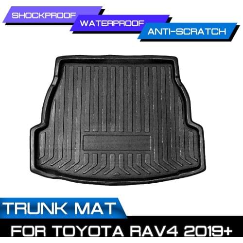 Rear Trunk Boot Liner Cargo Mat For Toyota RAV4 2019+ Car Luggage Tray Floor Carpet Mud Protector Replacement Car Accessories