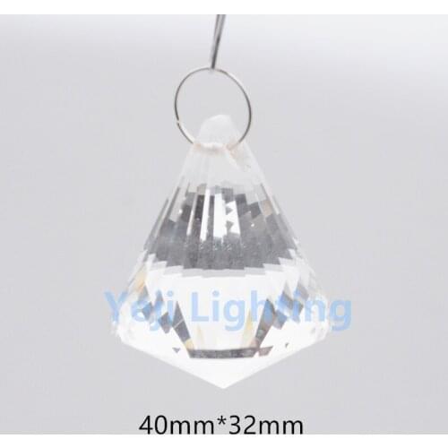 Chandelier Crystal lamp crystal Square shape Oval shpe Diamond shape for led candle pendant light decorative Wedding accessories