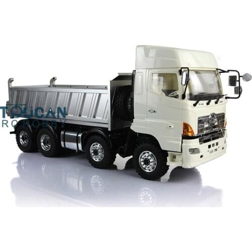 LESU 1/14 RC HN700 8*8 Metal Hydraulic Dumper Truck Model ESC Light Sound TH02019-SMT3