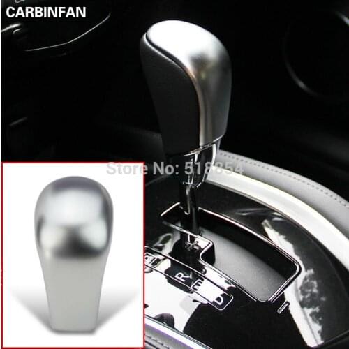 Sticker FOR 2014 2015 NISSAN ROGUE X-TRAIL SENTRA AT AUTOMATIC GEAR SHIFT KNOB COVER CHROME TRIM CENTER CONSOLE BEZEL