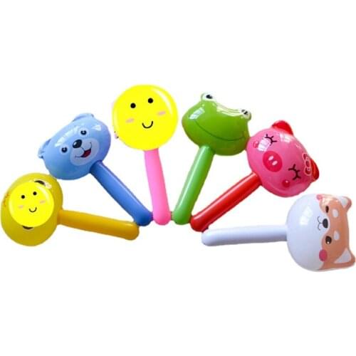 New Pvc Inflatable Cartoon Stick with Bells Hot Sale Gift Toy Swimming Pool Toy Inflatable Stick Inflatable Toys