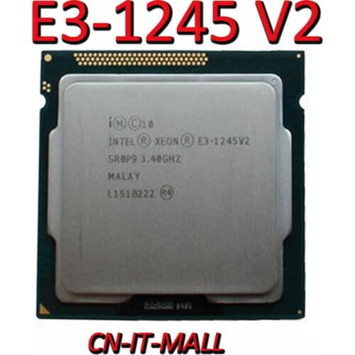 Intel Xeon E3-1245 V2 CPU 3.4GHz 8M 4 Core 8 Threads LGA1155 Processor