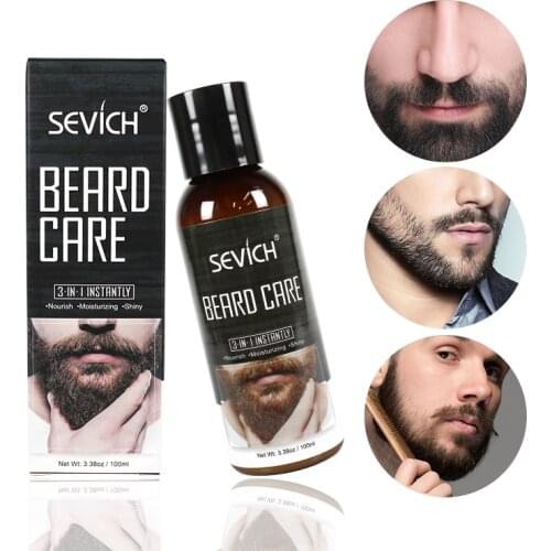 Sevich 100ml Beard Care Nourish Beard Conditioner Hair Loss Products Whiskers Conditioner for Moisturizing Beard Styling
