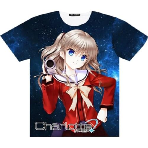 High-Q Unisex Charlotte Tomori Nao Loose Breathable T-shirt Tee Shirts