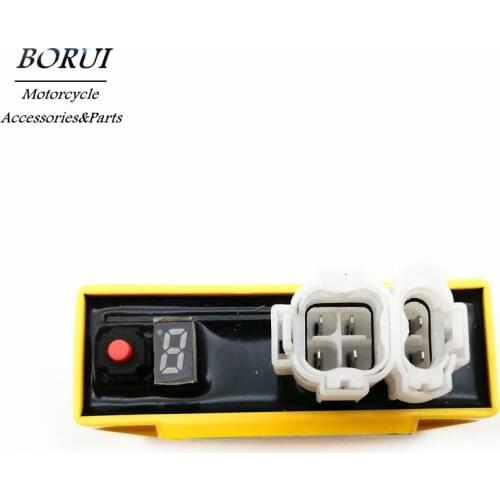6pin High Performance digital adjustable DC Racing CDI Box Fits For GY6 50cc 125 150cc 139QMB 152QMI 157QMJ CG Scooter Moped ATV