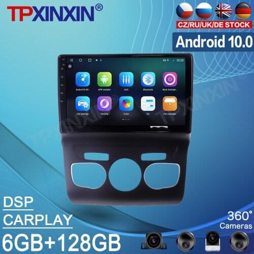 Android 10.0 For Citroen C4 2010 2011-2016 Car Tape Radio 6+128GB Recorder Multimedia Player Stereo GPS Navi Video PX6 Head Unit
