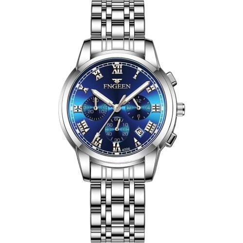 Top Brand Luxury Waterproof Quartz Watches for Women Stylish Stainless Steel Band Calendar Ladies Watch Wristwatches Reloj Mujer