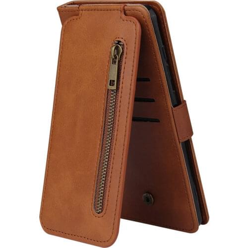 Redmi 9T 9 Power 2021 Leather Wallet Case for Xiaomi Redmi 9T 9 T Flip Case RedMi 9 Power Zipper Card Shell Red Mi 9T T9 Cover