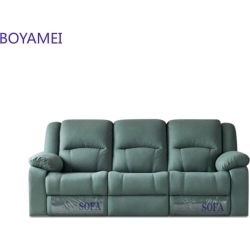 Customized technology cloth elegant class multi-function electric combination living room home theater sofa