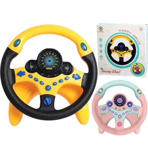 Children Driving Car Toy Steering Wheel Children with Light Musical Educational Copilot Gift Early Childhood Educational Toys