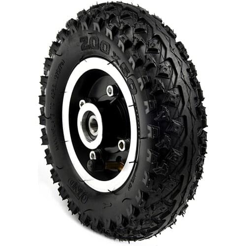 8'' Electric Skateboard Tire 72 Tooth Gear 200X50 Wheel For Electric Skateboard Rubber High-quality Aluminum Alloy