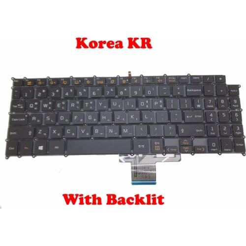 KR Backlit Keyboard For LG 15Z970 15Z970-G HMB8155ELB13 AEW73809811 HMB8154ELA13 AEW73809821 Korea KR HMB8154ELB13 AEW73809801