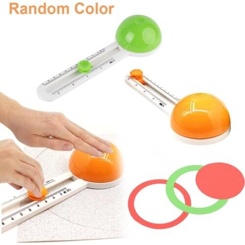 Round Cutting Knife Model Patchwork Compass Circle Cutter Circular Paper Scrapbooking Cards Cutters For Children Educational Toy