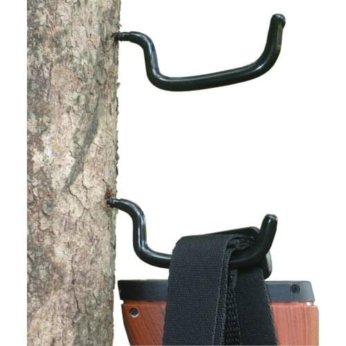 Archery Bow Hook RealTreestand Bow Hangers Bow Gear Holder Outdoor Hunting Accessory Black(2/5/10 PK)